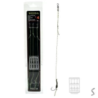 Поводок карповый с бойловым стопором 3шт/уп №4