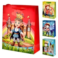 Пакет подарочный бумажный L 