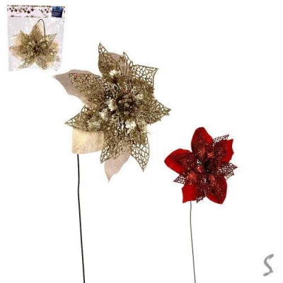 Декор праздничный "Цветы" 22см