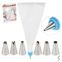 Мешок кондитерский с насадками 9пр/наб 26.5*20.5см