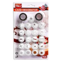 Насадки для кондитерского шприца/мешка 23пр/наб 23*14см