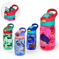 Бутылка-поилка детская с трубочкой 