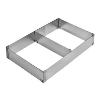 Форма для выпечки раздвижная двойная 28-53*5см