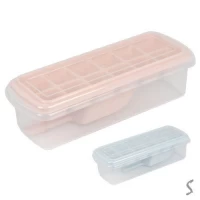 Форма для льда с контейнером и лопаткой 28*10*9см