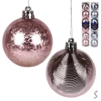 Елочные шарики 6см 6шт/наб