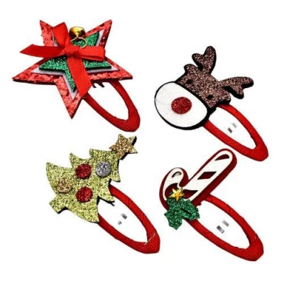 Заколка для волос "New Year's" 4шт/уп