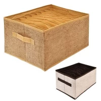 Коробка-органайзер для хранения белья "Home" 9отд 36*25*20см	