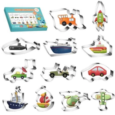 Формочки фигурные для печенья "Transport" 12шт/наб