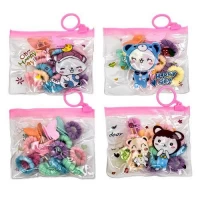 Аксессуары для волос 14шт/наб (10резинок, 4крабика)