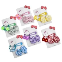 Аксессуары для волос 4пр/наб (2резинки, 2заколки)