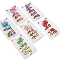 Аксессуары для волос 5пр/наб (2резинки, 3заколки)