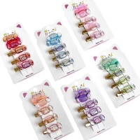 Аксессуары для волос 5пр/наб (2резинки, 3заколки)