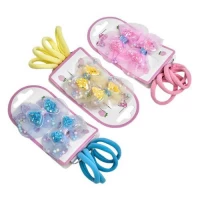 Аксессуары для волос 6шт/наб (4резинки, 2заколки)