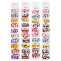 Резинки для волос 30шт/наб (10наб по 3шт)