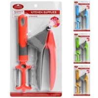 Нож кухонный для овощей и чесночница 2пр/наб 20см