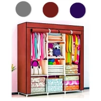 Шкаф тканевый раскладной для хранения вещей 130*45*175см