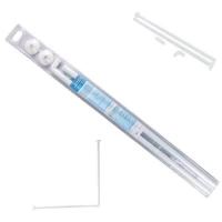 Карниз Г-образный угловой для ванной 80см