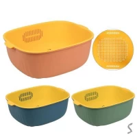 Кухонный набор (миска, дуршлаг) 2пр/наб 25*21см