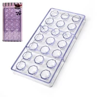 Форма для шоколада акрил 21шт/л 13.5*27.5*2см