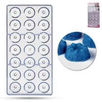 Форма для шоколада акрил 21шт/л 13.5*27.5*2см