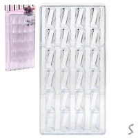 Форма для шоколада акрил 24шт/л 13.5*27.5*2см