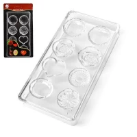 Форма для шоколада акрил 8шт/л 9.5*18см