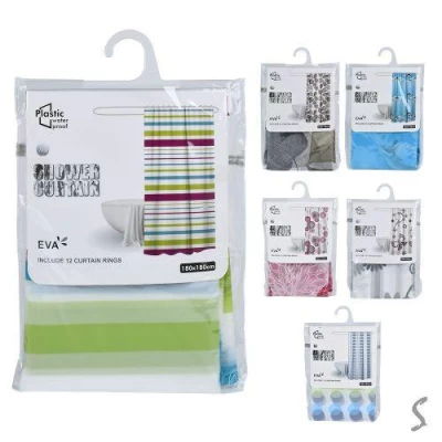 Штора в ванную 180*180см