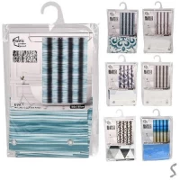 Штора в ванную 180*180см