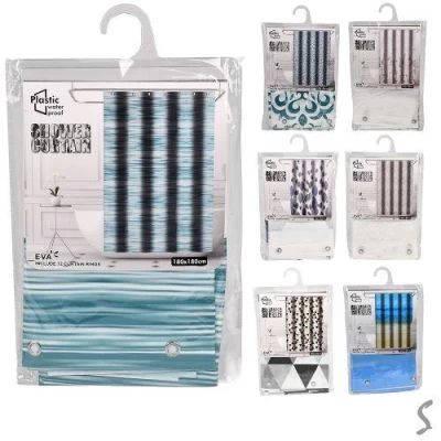 Штора в ванную 180*180см