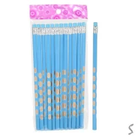 Карандаш ч/гр с ластиком 12шт/наб