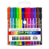 Ручки шариковые 12цв