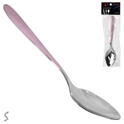 Ложка столовая SS "Pink mat" 3шт/наб