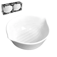 Соусницы фарфор 2шт/наб 10.5*9.5*4см