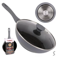 Сковорода ВОК литая мрамор 