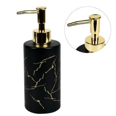 Дозатор для жидкого мыла "Black marble" 350мл Дозатор для жидкого мыла "Black marble" 350мл