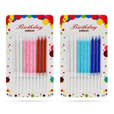 Свечи для торта 9.5см 10шт/наб Свечи для торта 9.5см 10шт/наб