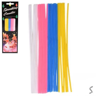 Свечи для торта неоновые 17см Свечи для торта неоновые 17см