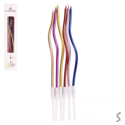 Свечи фигурные 16см 6шт/наб Свечи фигурные 16см 6шт/наб