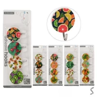 Крючки декоративные самоклеющиеся 4шт/наб