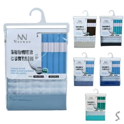 Штора в ванную 180*180см Штора в ванную 180*180см