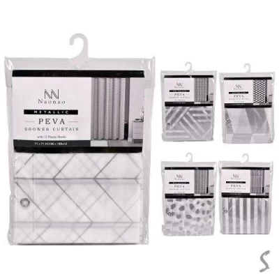 Штора в ванную 180*180см