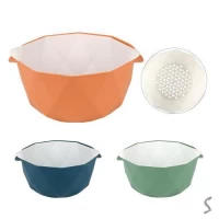 Кухонный набор (миска, дуршлаг) 2пр/наб 21.5*10см