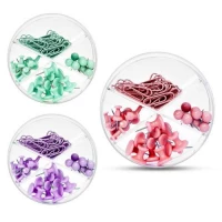 Канцелярские принадлежности 77пр/наб (скрепки, кнопки-гвоздики)