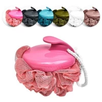 Мочалка-бант с ручкой 40г