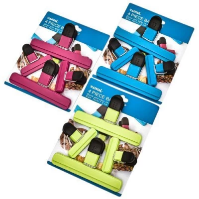 Зажим кухонный 4шт/наб 5.5*8.5см