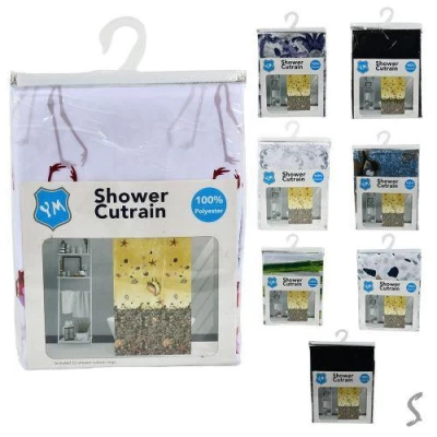 Штора в ванную 180*180см Штора в ванную 180*180см