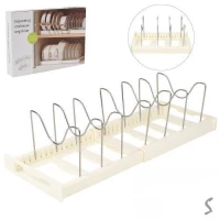 Органайзер раздвижной кухонный 30-56*20.4*14.7см (супер прочный)