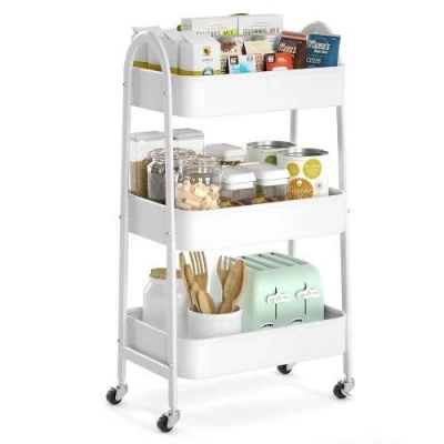 Этажерка на колесах 3яр 39*45*77см