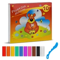 Пластилин 10цв 200г
