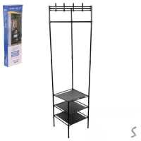 Вешалка-стойка с полками для обуви 185*40см.
